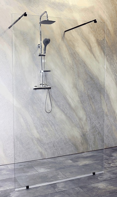SANOFLEX FREEDOM 1 BLACK - Paravan de dus 130cm - BW300