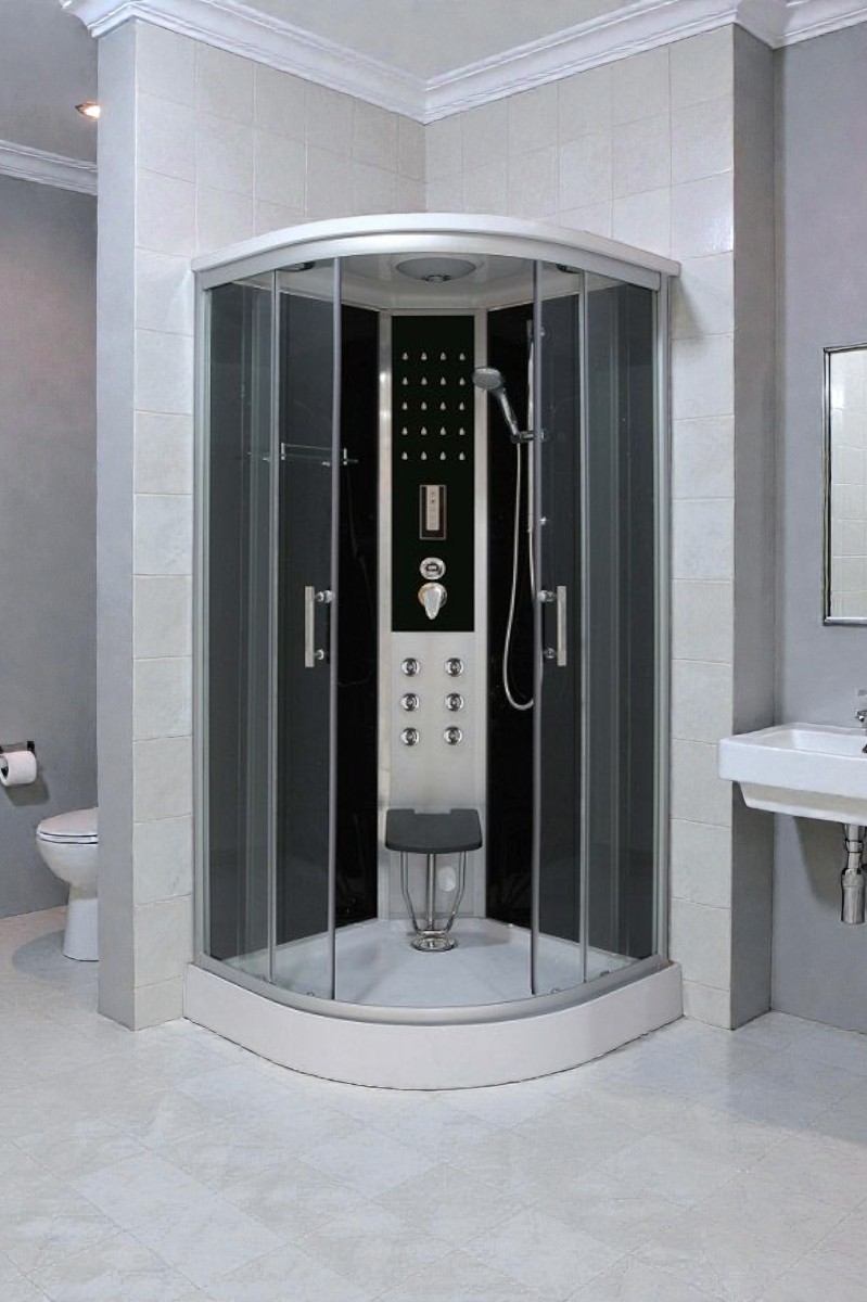 RELAX - Cabina de dus completa, cu hidromasaj, sistem Quick Line, 90x90x215cm - CS99