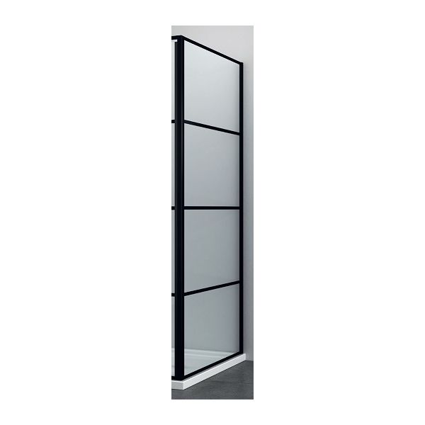 ELITE BLACK GRID - Parte fixa pt. cabina de dus modulara, 80cm