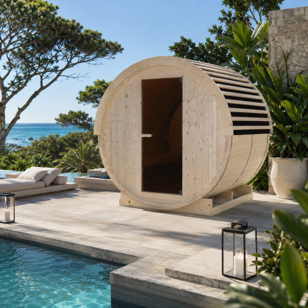 NYBORG L - Sauna Finalndeza pentru exterior, 195 x 245 x 195cm - F80220