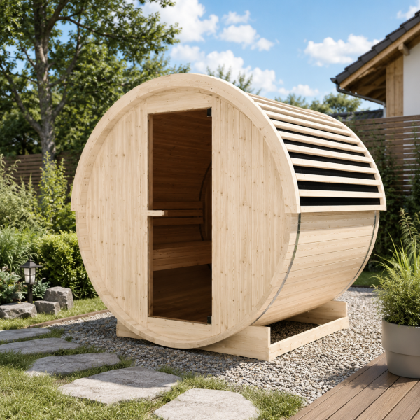 NYBORG M - Sauna Finalndeza pentru exterior, 195 x 205 x 195cm - F80180