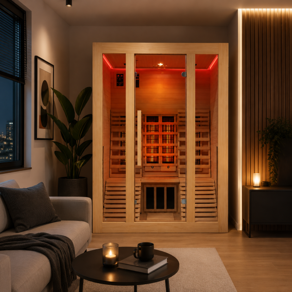 OSLO - Sauna uscata, cu 2 tipuri de Incalzitoare - 150 x 150 x 200cm - J40150
