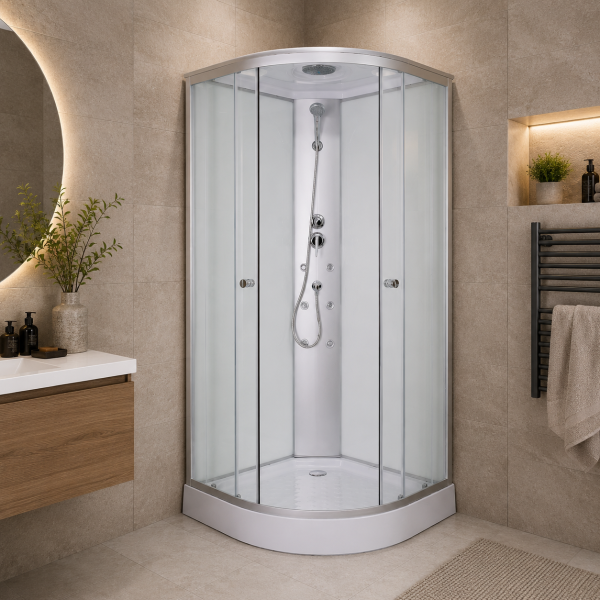 ZEN FLOW - Cabina de dus completa cu hidromasaj - 90 x 90 x 215 cm - TM01