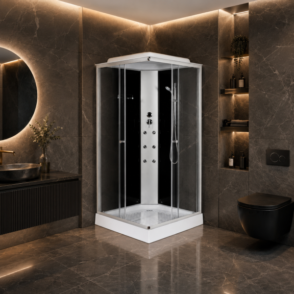 MONO CROM - Cabina de dus completa - 100x100x215cm - BH1174