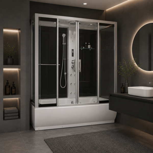 NEVADA 150 - Cabina de dus completa, cu hidromasaj, 150x80x218cm - PR150