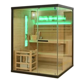 LUXOR 2 - Sauna finlandeza, 3 persoane, 150 x 140 x 190cm