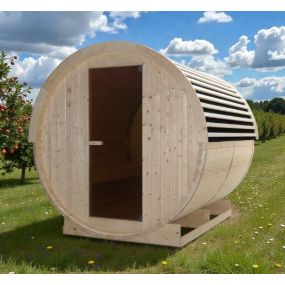 NYBORG L - Sauna Finalndeza pentru exterior, 195 x 245 x 195cm