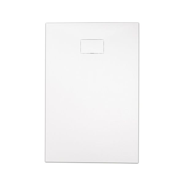 Cadita de dus din SMC, dreptunghiulara, decupabila, 80x120cm - Alba