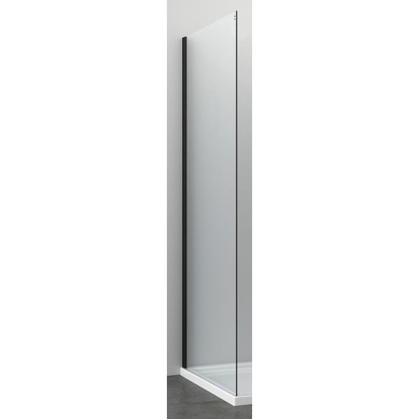 ELITE PREMIUM BLACK - Parte fixa pt. cabina de dus modulara, 90cm