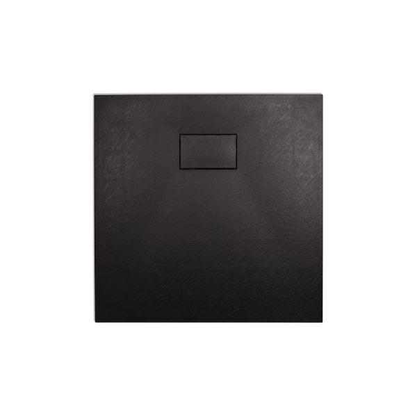 Cadita de dus din SMC, patrata, decupabila, 90x90cm - Neagra
