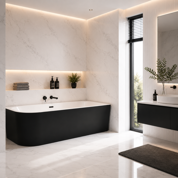 JAMAICA 2 - Cada freestanding - 170x75x58 cm - Montaj dreapta - G9056