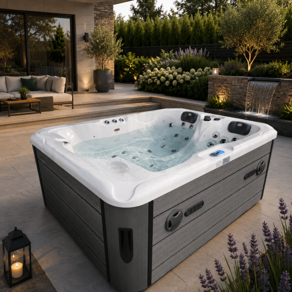 Minipiscina Whirlpool MAURITIUS WHITE MARBLE