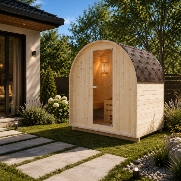 ISLAND L - Sauna Finalndeza pentru exterior, 189 x 120 x 200cm - F90120