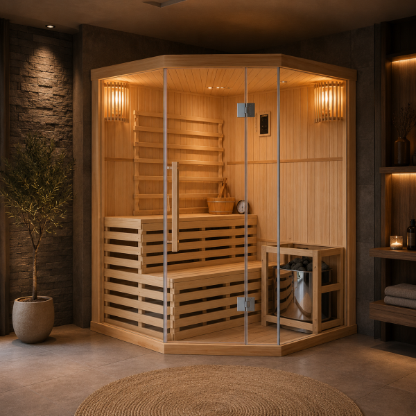 TALLINN - Sauna Finlandeza, 3 persoane, 150 x 150 x 200cm - J60150