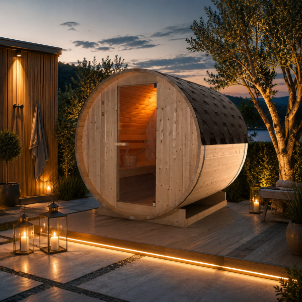 TROMSO L - Sauna Finlandeza, de Exterior, 4 persoane, 189 x 180 x 192cm - F50180