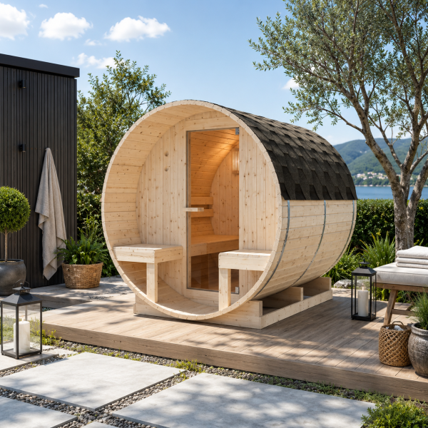 BERGEN - Sauna Finalndeza pentru exterior, 189 x 220 x 191.5cm - F70220