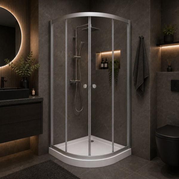RAVENA - Set inchidere dus+cadita joasa - 90x90x192,5cm - ST-90C