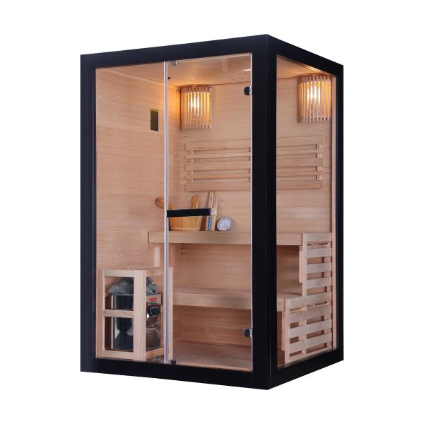 PANORAMA BLACK - Sauna finlandeza, 130 x 120 x 200cm
