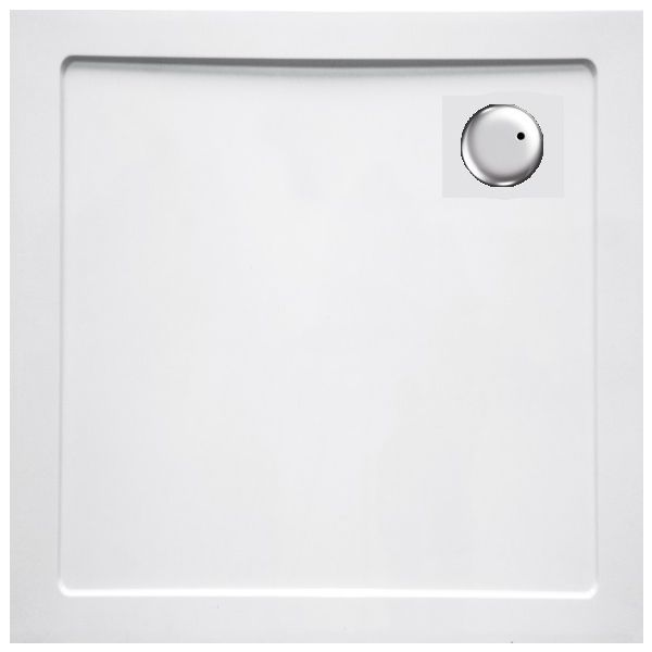 SMC - Cadita de dus patrata cu montaj SLIM - SC8080S