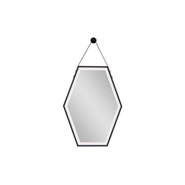SOHO - Oglinda cu iluminare LED, rama Negru-Mat - ZI314