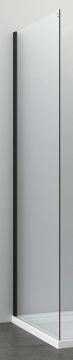 ELITE PREMIUM BLACK - Parte fixa pt. cabina de dus modulara, 90cm