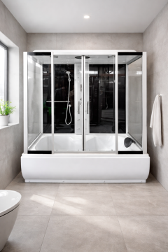 NEVADA 150 - Cabina de dus completa, cu hidromasaj, 150x80x218cm - PR150