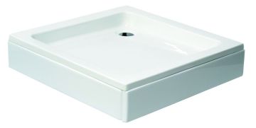 SANOACRYL - Cadita de dus din Acryl, patrata - GS80