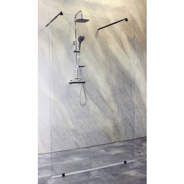 SANOFLEX FREEDOM 1 BLACK - Paravan de dus 150cm - BW500