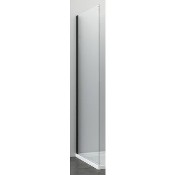 ELITE PREMIUM BLACK - Parte fixa pt. cabina de dus modulara, 80cm