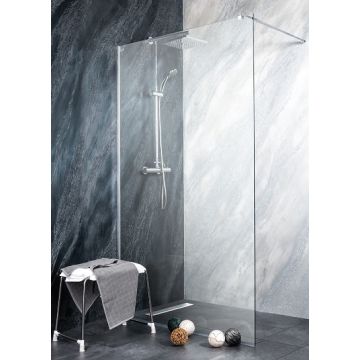 SANOFLEX FREEDOM 2 CROM - Paravan de dus 100cm - MP100