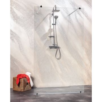 SANOFLEX FREEDOM 1 CROM - Paravan de dus 150cm - MW500