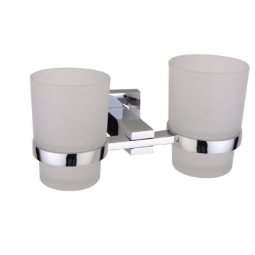 CATRIN - Suport de pahare dublu, crom 6668C