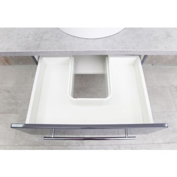 Baza mobilier LIVE 60 ANTRACIT, 1 sertare cu decupaj