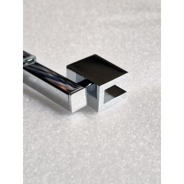 Kit instalare paravan sticlă - Crom