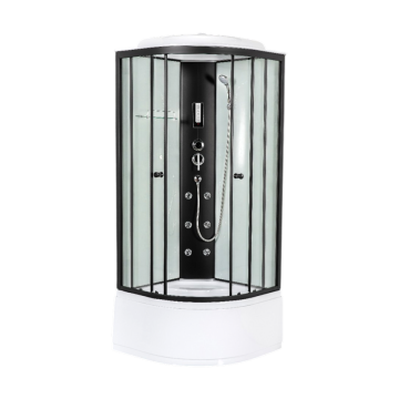 Cabina de dus completa, Future Black, 90x90x215 cm 