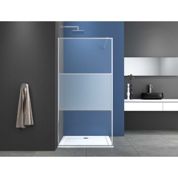 ELITE CROM 3 - Paravan de dus din 3 piese, 100x195cm