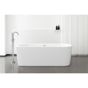 SOLVA - Cada Freestanding din Acryl, Montaj Stanga, 180x80x56 cm