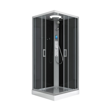 MIAMI - Cabina de dus comepleta, crom, 90x90x215 cm - CL21