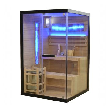 LUXOR 1 - Sauna finlandeza, Doua persoane, 120 x 120 x 190cm