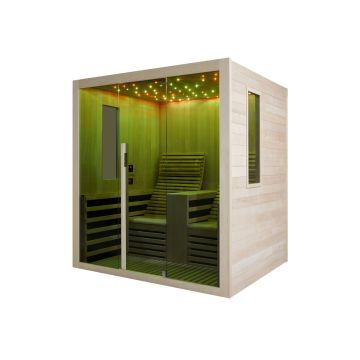 CARBON 2 - Sauna uscata cu rezistente Carbon-Magneziu, 150 x 180 x 195cm