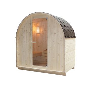 ISLAND L - Sauna Finalndeza pentru exterior, 189 x 120 x 200cm