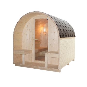 ISLAND XL - Sauna Finalndeza pentru exterior, 189 x 220 x 191.5cm