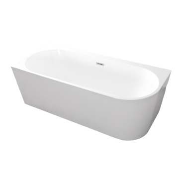 SOLVA - Cada Freestanding din Acryl, Montaj Stanga, 180x80x56 cm