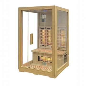 FUTURE 2 - Sauna uscata cu Infrarosu + Carbon - Magneziu, 120 x 105 x 190cm