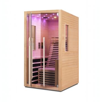 CARBON 1 - Sauna uscata cu rezistente Carbon-Magneziu, 100 x 130 x 195cm