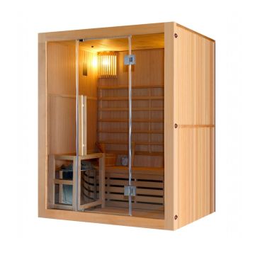 RIGA - Sauna finlandeza, 150 x 120 x 200cm