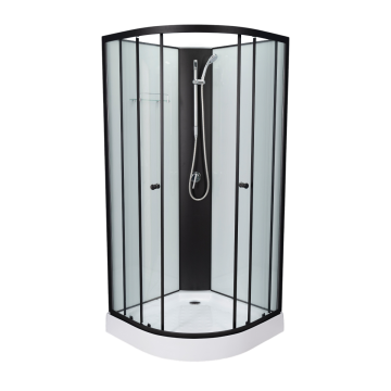 BALATON 2 - Cabina de dus completa, simpla, fara plafon, 90x90x205cm - PS11B