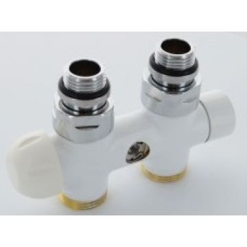 Robinet drept dublu cu cap termostat BA600