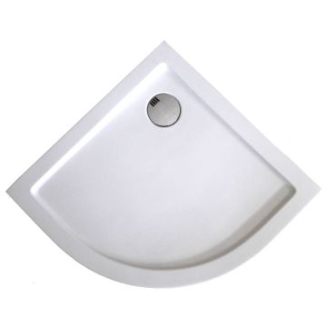 SANOACRYL - Cadita de dus semirotunda cu montaj SLIM - GR100