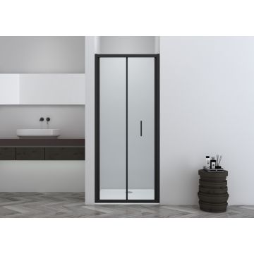 SANOSLIM - Usa pliabila, neagra, 78-82 x 200cm